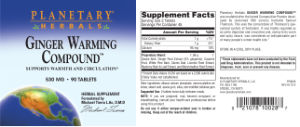 Ginger Warming Compound 530 mg