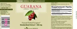 Label for Guarana