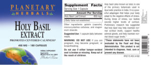 Holy Basil Extract 450 mg