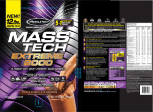 MASS TECH Extreme 2000 Triple Chocolate 