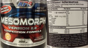 Mesomorph Version 2.0 Orange Flavour