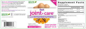 Fast Joint+ Care with Fermented Turmeric