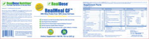RealMeal GF Natural Vanilla Flavor