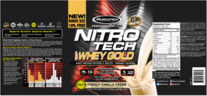 NITRO TECH 100% Whey Gold French Vanilla