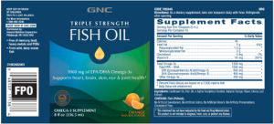 Fish Oil Orange Natural Flavor