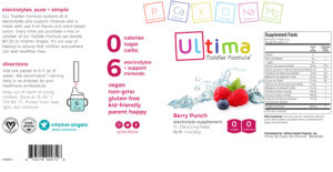 Ultima Toddler Formula Berry Punch