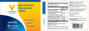 Label for Glucosamine Chondroitin MSM
