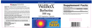 WellBetX Berberine 500 mg