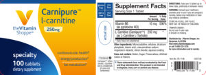 Carnipure L-Carnitine 250 mg