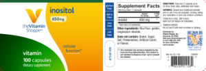 Inositol 650 mg