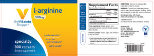 L-Arginine 500 mg