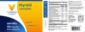 Label for Thyroid Complex