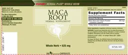 Label for Maca Root