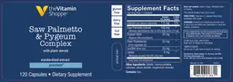 Label for Saw Palmetto & Pygeum Complex