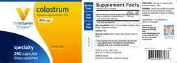 Label for Colostrum