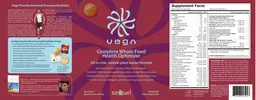 Label for Complete Whole Food Health Optimizer Berry Flavor