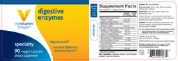 Label for Digestive Enzymes