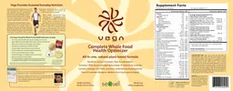 Label for Complete Whole Food Health Optimizer Vanilla Chai Flavor