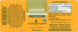Label for Licorice