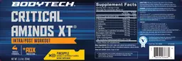 Label for Critical Aminos XT Pineapple