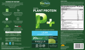 P+ 100% Plant Protein Lean Vanilla Flavo