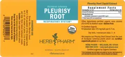 Label for Pleurisy Root