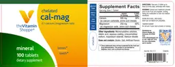 Label for Chelated Cal-Mag