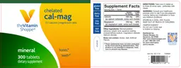 Label for Chelated Cal-Mag