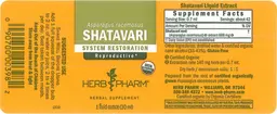 Label for Shatavari