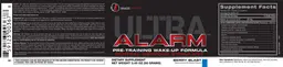 Label for Ultra Alarm Berry Blast