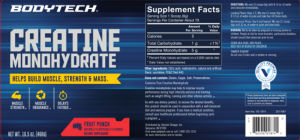 Creatine Monohydrate Fruit Punch