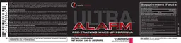 Label for Ultra Alarm Raspberry Lemonade