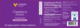 Label for Chasteberry Extract