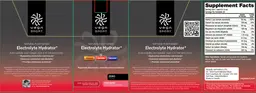 Label for Electrolyte Hydrator Pom-Berry