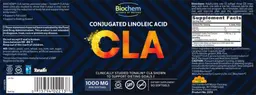Label for CLA Conjugated Linoleic Acid 1000 mg