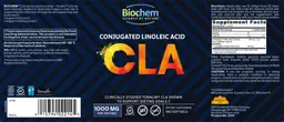 Label for CLA Conjugated Linoleic Acid 1000 mg