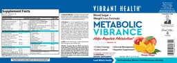 Label for Metabolic Vibrance Orange Mango