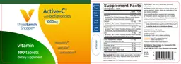 Label for Active-C with Bioflavonoids 1000 mg