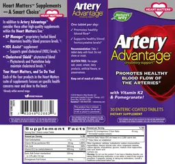 Label for Artery Advantage