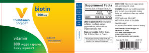 Biotin 500 mcg