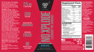 N.O.-XPLODE Blue Raz