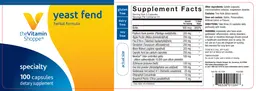 Label for Yeast Fend