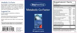 Label for Metabolic Co-Factor