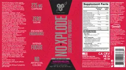 Label for N.O.-XPLODE Watermelon