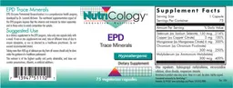 Label for EPD Trace Minerals