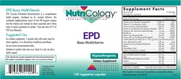 Label for EPD Basic MultiVitamin