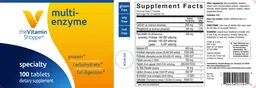 Label for Multi-Enzyme