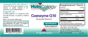 Coenzyme Q10 30 mg with Vitamin C