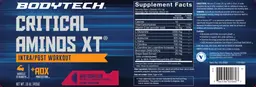 Label for Critical Aminos XT Watermelon