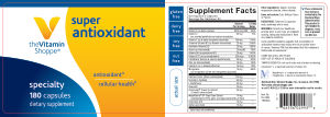Label for Super Antioxidant